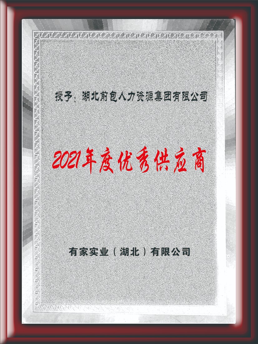2021有家优秀供应商